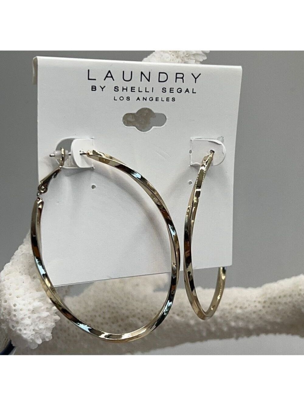 Gold Hoop  Earrings Laundry by Shelli Segal $16ea / 3 for $25